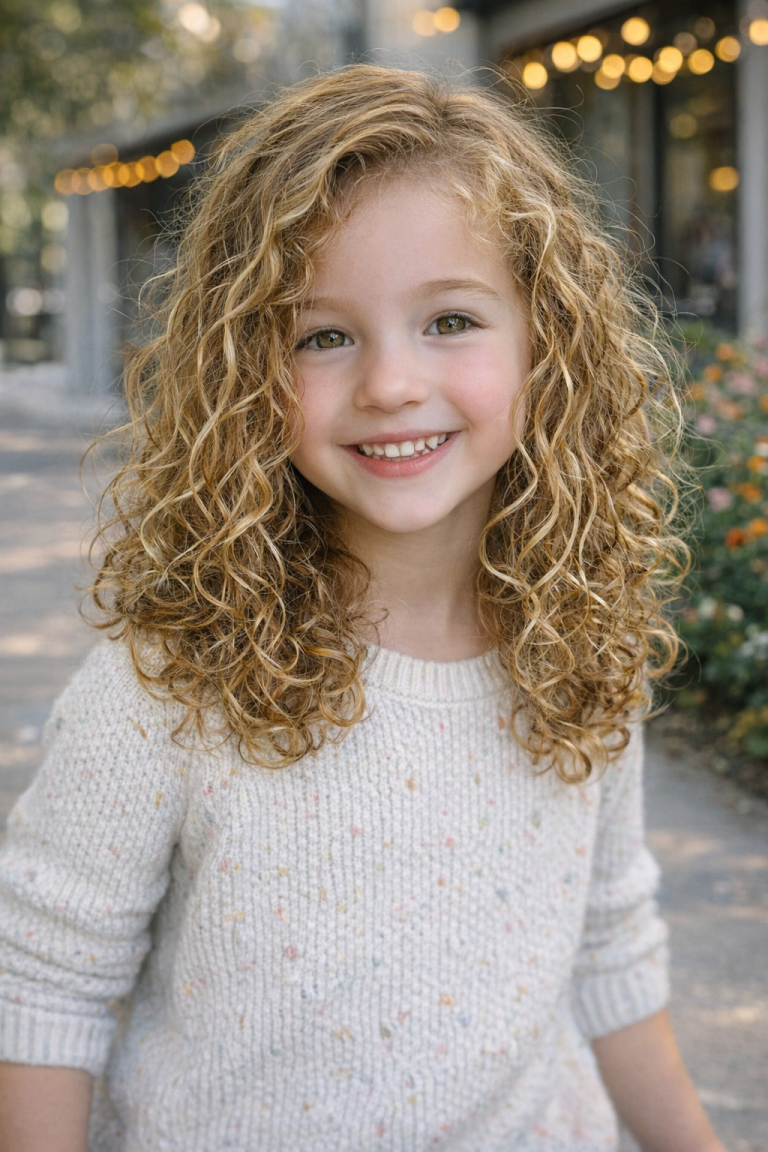 20+ Adorable Curly Hairstyles for Girls, Toddlers, and Kids